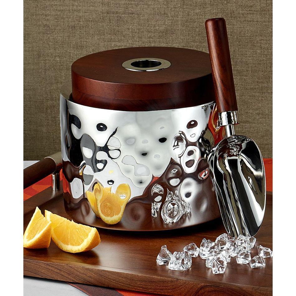 Sierra Ice Bucket with Wood Lid
